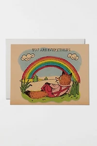 Red Cap You Are Everything Greeting Card