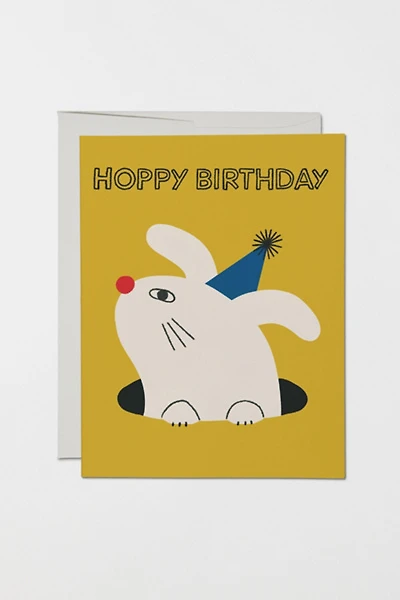 Red Cap Hoppy Birthday Greeting Card