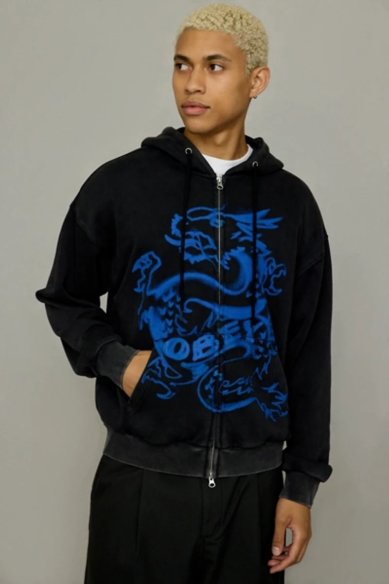 OBEY Draco Zip Hoodie Sweatshirt