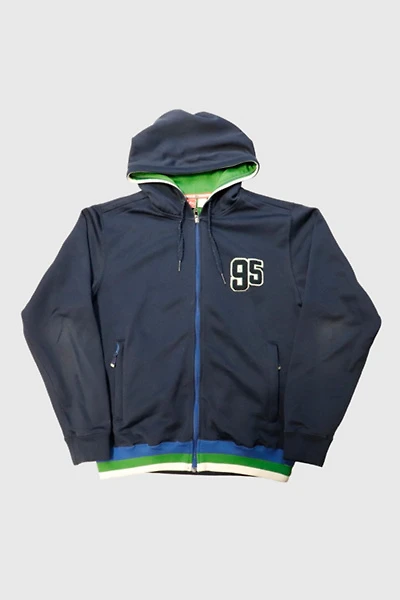 Vintage Es 95 Embroidered 95 Zip-Up Hoodie