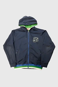 Vintage Es 95 Embroidered 95 Zip-Up Hoodie