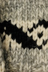 Vintage Hand Knit Zip Sweater 02
