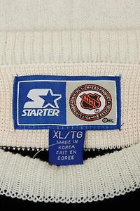 Vintage 90s Starter Boston Bruins Hockey Knit Sweater