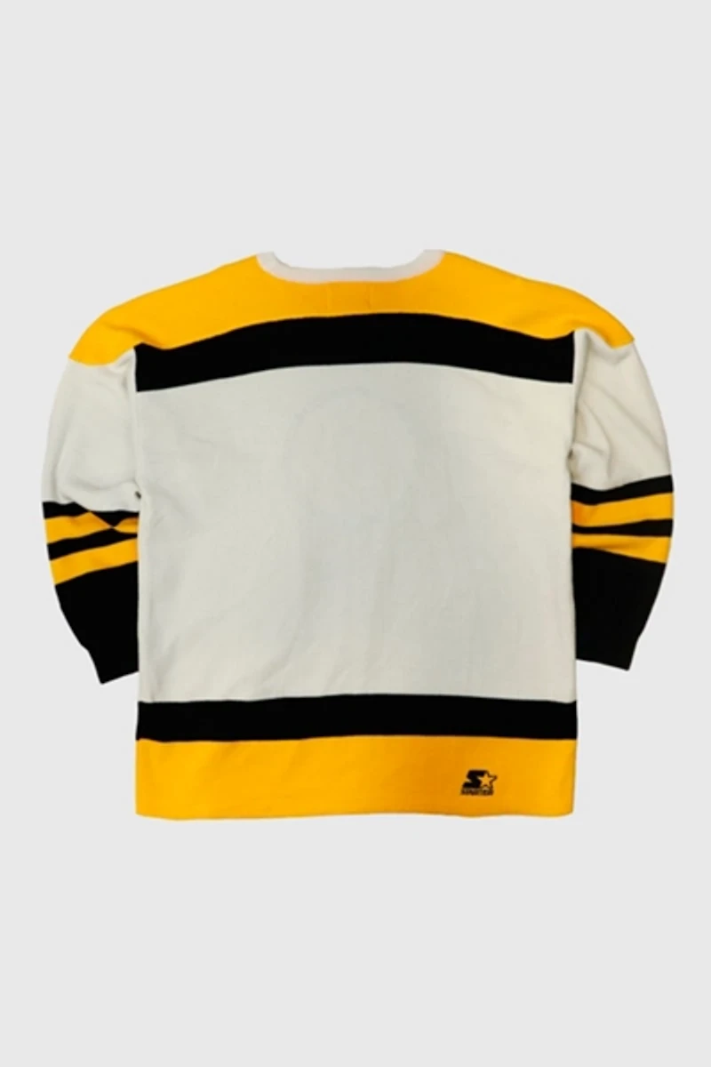 Vintage 90s Starter Boston Bruins Hockey Knit Sweater