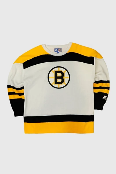 Vintage 90s Starter Boston Bruins Hockey Knit Sweater