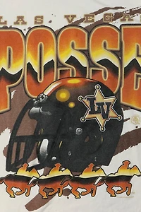 Vintage Las Vegas Posse CFL Football Graphic T-Shirt
