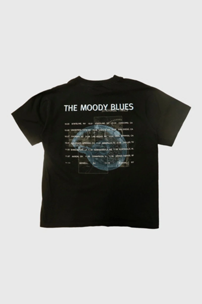 Vintage The Moody Blues Strange Times Tour Graphic T-Shirt