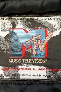 Vintage MTV Yo MTV Raps Leather Hooded Jacket