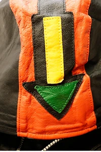 Vintage MTV Yo MTV Raps Leather Hooded Jacket