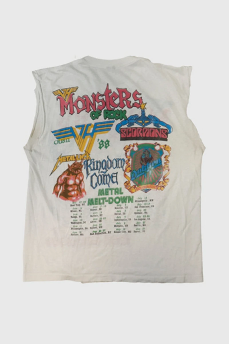 Vintage Monsters of Rock Graphic Tank Top