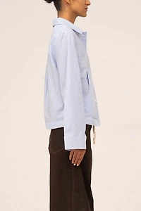 Carmen Says Hunter Striped  Shirt