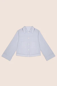 Carmen Says Hunter Striped  Shirt