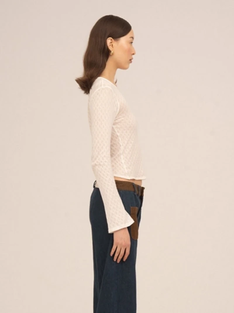 Carmen Says Frame Jersey Top