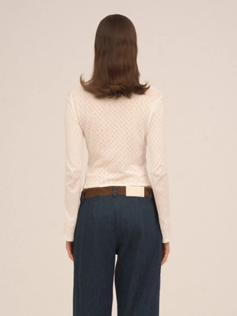 Carmen Says Frame Jersey Top