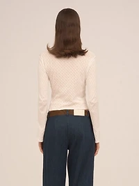Carmen Says Frame Jersey Top