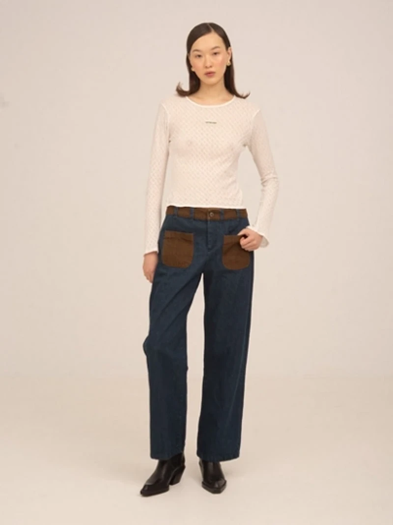 Carmen Says Frame Jersey Top