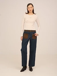 Carmen Says Frame Jersey Top