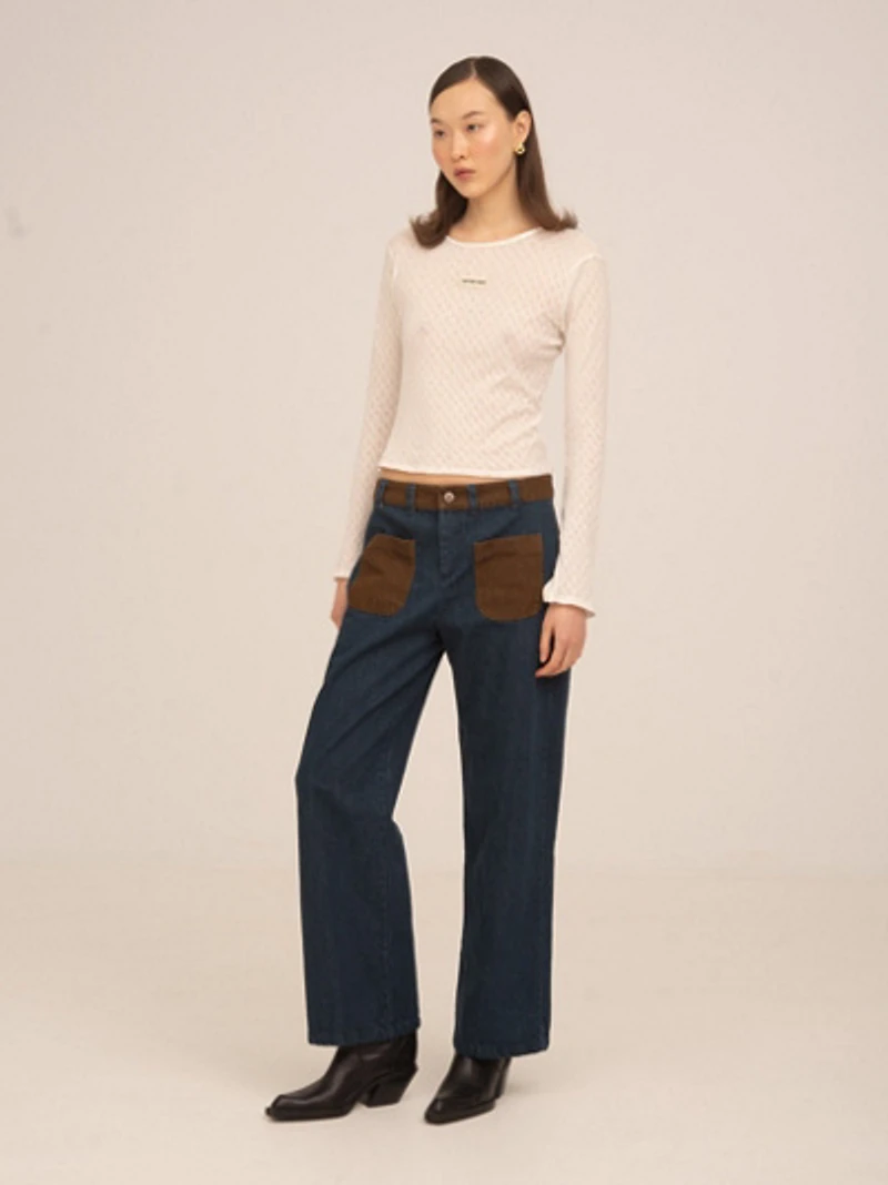 Carmen Says Frame Jersey Top