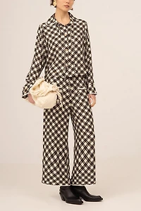 Carmen Says Classic Betty  Geometric Print Pants