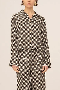 Carmen says Classic Betty Geometric Print Shirt