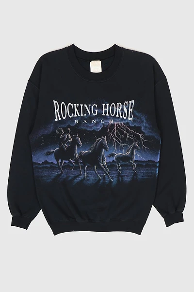 Vintage Rocking Horse Ranch Crewneck