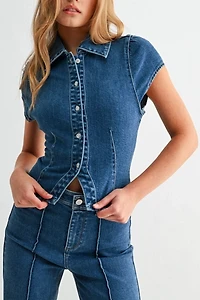 Jemina Denim The Seam Fitted Shirt