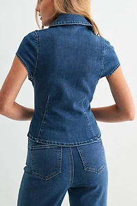 Jemina Denim The Seam Fitted Shirt