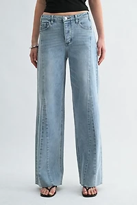 Jemina Denim The Low Seam Wide Jean