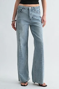 Jemina Denim The Low Seam Wide Jean