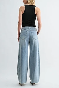 Jemina Denim The Low Seam Wide Jean