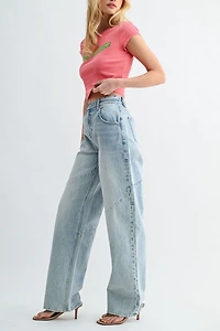 Jemina Denim The Arc Barrel Jean