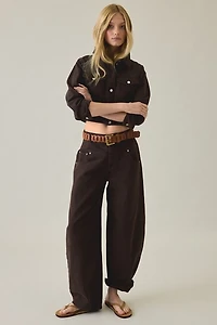 Steve Madden Dove Cropped Denim Jacket