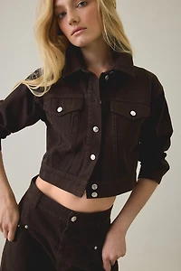 Steve Madden Dove Cropped Denim Jacket