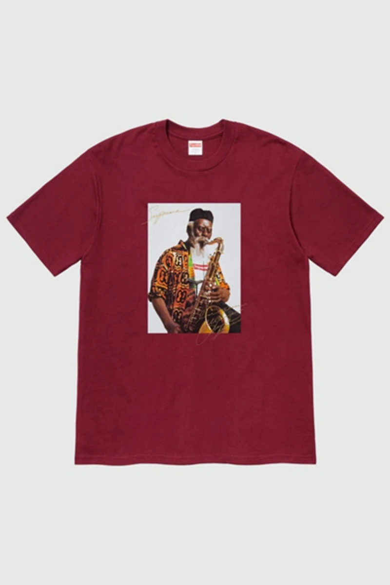 Supreme Pharoah Sanders Tee Cardinal