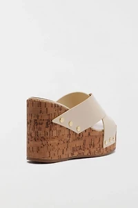 Schutz Serena Studded Wedge Heel