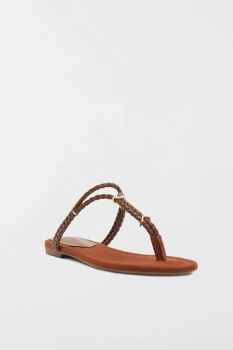 Schutz Cordelia Braided Thong Sandal