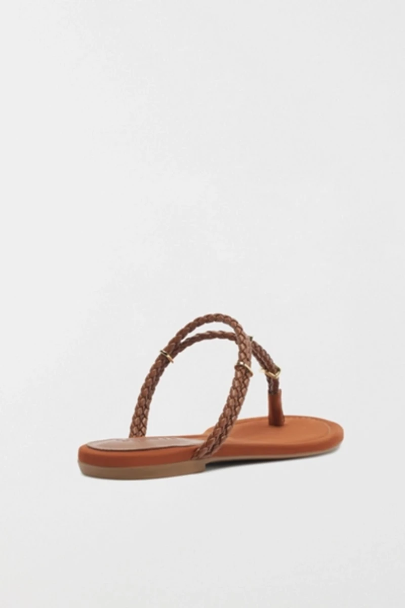 Schutz Cordelia Braided Thong Sandal