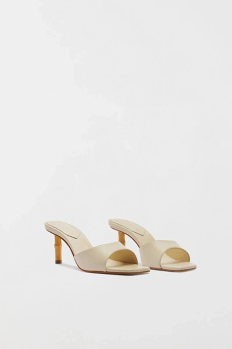 Schutz Leena Bamboo Mule Heel