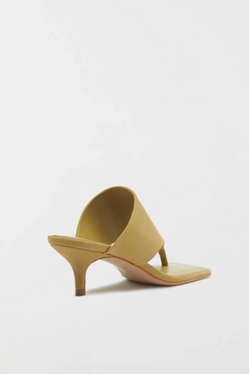Schutz Sage Mid Stiletto Thong Heel