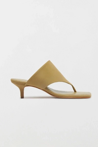 Schutz Sage Mid Stiletto Thong Heel