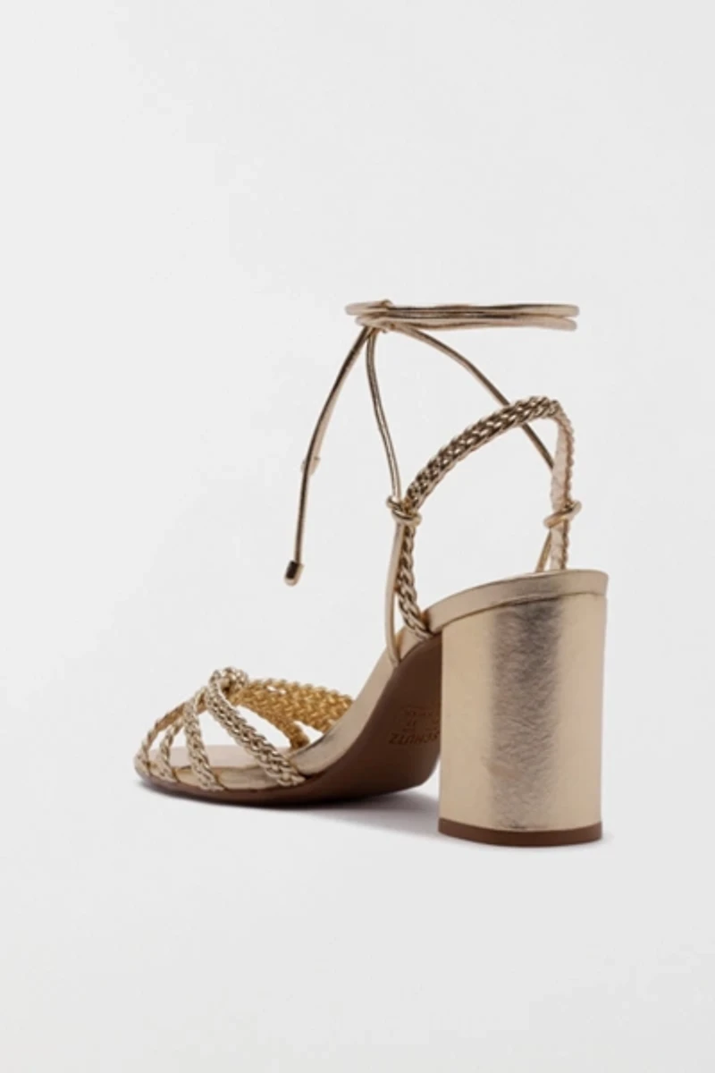 Schutz Adele Braided Heeled Sandal