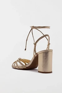 Schutz Adele Braided Heeled Sandal