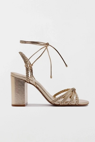 Schutz Adele Braided Heeled Sandal