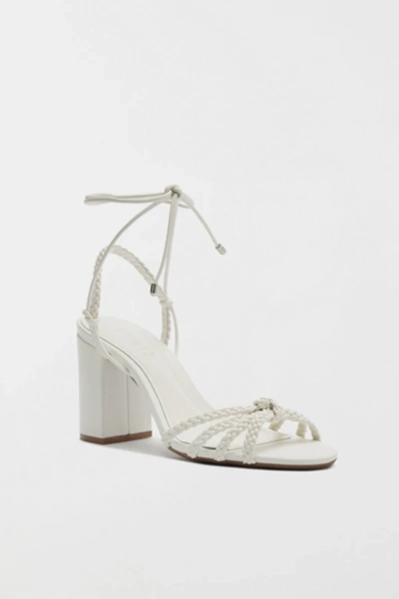 Schutz Adele Braided Heeled Sandal
