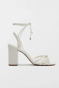 Schutz Adele Braided Heeled Sandal