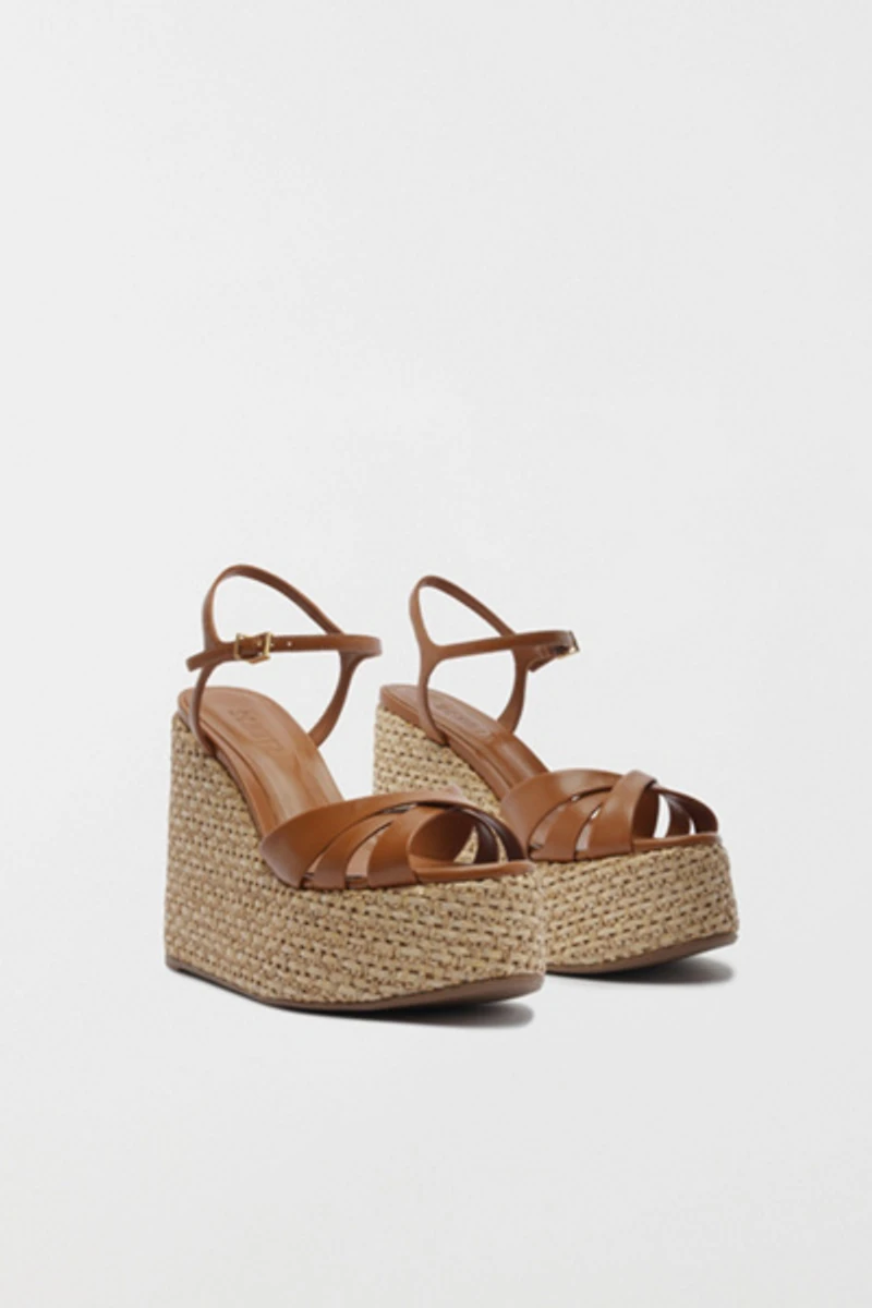 Schutz Keefa Wedge Heeled Sandals