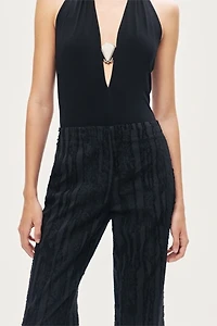 Nocturne Halter Deep V Blouse