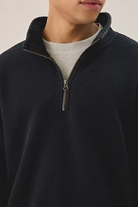 Standard Cloth Washed Quarter Zip Sweatshirt