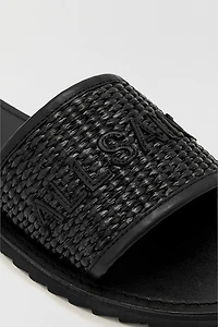 AllSaints Hoxton Leather Slide Sandals