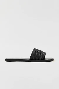 AllSaints Hoxton Leather Slide Sandals